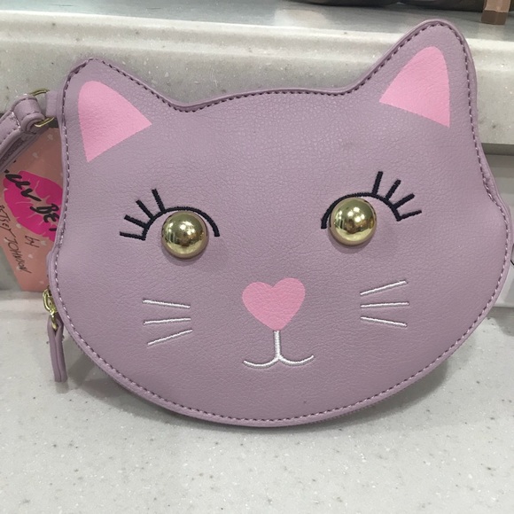 Betsey Johnson Other - Lavender Kitty Purse